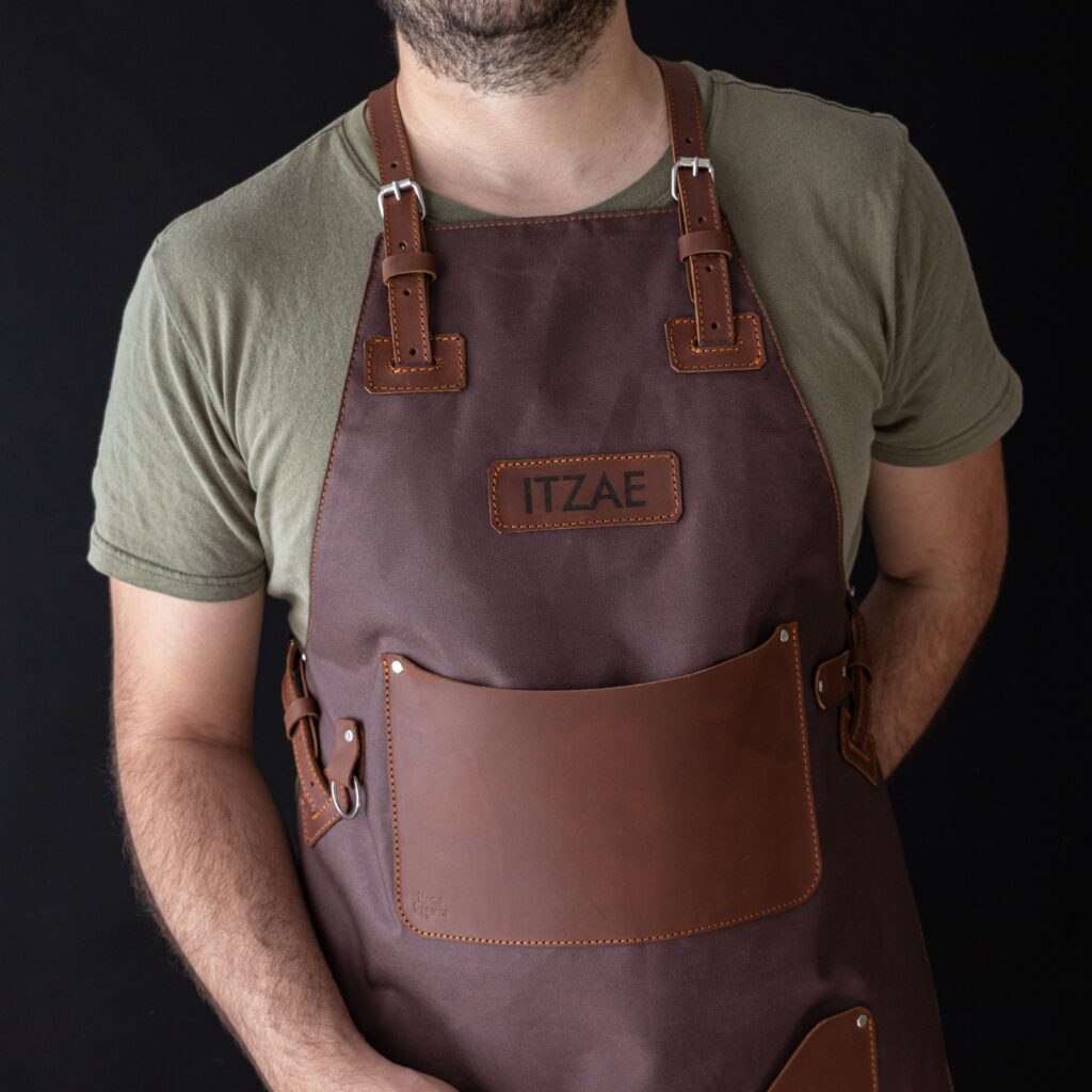 Mandil de lona y cuero - Imagen 12