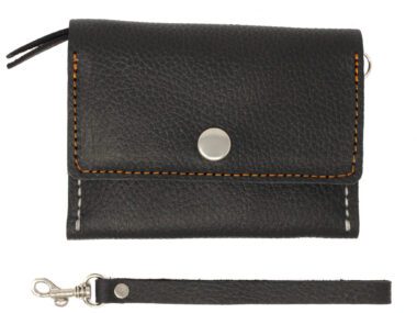 Cartera corta con correa
